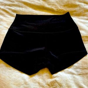 Black Lululemon Micro Shorts Align